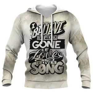 Nuevo otoño Hombre Sudaderas con capucha moda 3D impresión letra suelta y cómoda sudadera Casual bolsillo Sudadera con capucha ropa - Product Image 4