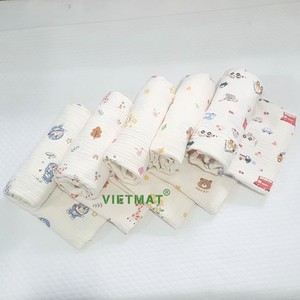 Bé 2 lớp muslin 100% cotton mềm Chăn em bé in kỹ thuật số tùy chỉnh chăn khăn tắm chăn Nap Swaddle bé Swaddle - Product Image 2