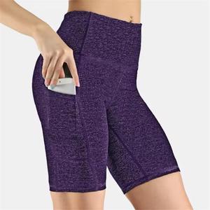Pantalones cortos de algodón para mujer, ropa deportiva personalizada al por mayor - Product Image 5
