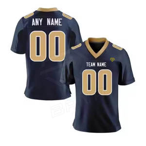 Camisetas de Fútbol Americano Personalizadas de Verano, Transpirables, que Absorben la Humedad, Antibacterianas, de Poliéster, Manga Corta - Product Image 2