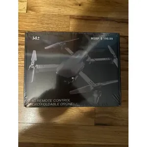Drone pliable pour débutants avec caméra Télécommande de transmission d'image de 15km avec écran Drone stationnaire en plastique pour débutants - Product Image 1