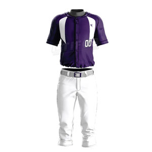 Barato personalizado nombre del equipo y logotipo de impresión deportes béisbol uniforme de talla grande uniforme de béisbol - Product Image 2