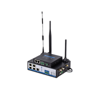 Router Industrial Elastel ER500 de Doble SIM con OpenWRT, 5G, 4G LTE TDD, 5 Puertos Ethernet, Dispositivo de Red Industrial IoT