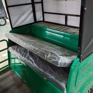 Tricycle électrique HLD 3000W à moteur, à carrosserie ouverte, 3 roues, 72V, <span class=keywords><strong>pour</strong></span> 4 personnes, tricycle taxi, tricycle adulte, tricycle à 3 roues avec bâche - Product Image 5