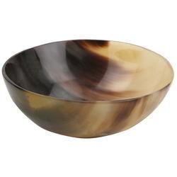 THEAR Cuenco de cuerno de búfalo para utensilios de cocina, vajilla moderna ecológica de Color Natural pulido hecho a mano profundo - Product Image 5