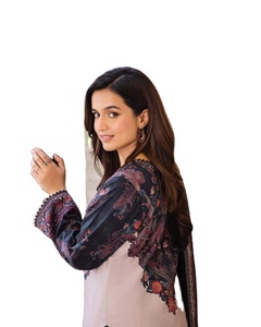 Salwar Kameez pour femmes, design élégant de plage, multi-tons, longueur au sol, évacuation rapide de l'humidité, viscose, sans plis - Product Image 5