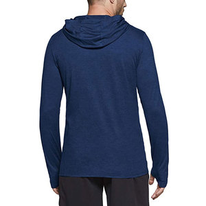 เสื้อฮู้ดแขนยาวสำหรับผู้ชายเสื้อมีฮู้ดเล่นกีฬามีฮู้ดสำหรับเล่นยิมดีไซน์ตามสั่ง - Product Image 5