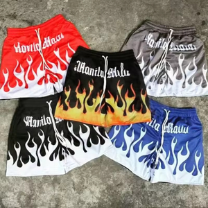 Fabricant de shorts de sport de basket-ball personnalisés pour hommes en polyester de haute qualité, 5 ''5 pouces, short en maille pour hommes, garçons et unisexe - Product Image 1