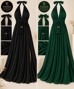 Robe longue d'été élégante pour femme 2026 en lin et laine 100% à imprimé léopard, col montant, boutonnée sur le devant, sans manches, pour les vacances et la plage - Product Image 3