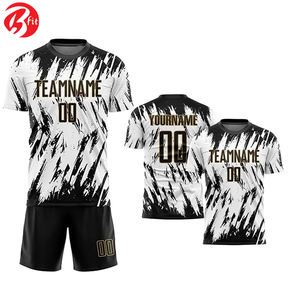 Ropa deportiva de entrenamiento Camisetas y pantalones cortos de fútbol Adultos Camisetas y tops de corte automatizado Ropa de fútbol camiseta de fútbol - Product Image 6