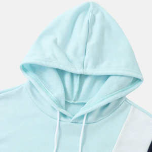 Pull à capuche personnalisé de haute qualité sweats à capuche à manches régulières pour hommes vente en gros de tissu en coton saison d'hiver Techniques de teinture unie - Product Image 1