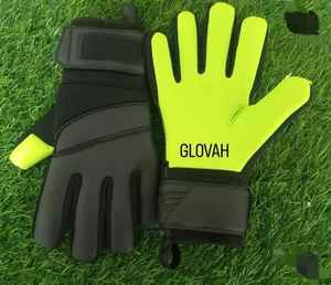 Gants de gardien de but Pro de marque personnalisée avec dragonne sécurisée revers texturé coupe négative pour une utilisation en extérieur - Product Image 4