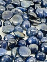 Saphir bleu naturel 12x10MM de Madagascar, taille brillant rond, pierre précieuse en vrac pour la fabrication de bijoux