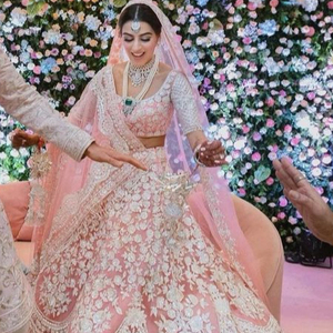 การออกแบบที่สวยงามของเจ้าสาวอินเดีย/ปากีสถาน KOTI กับ LEHENGA ชุดประดับประดา DABKA,หินลูกปัดแก้วทำงานสำหรับงานแต่งงาน2022 - Product Image 1