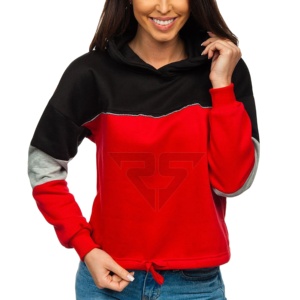 Sudaderas con capucha informales para mujer, sudaderas Web de alta calidad, Jersey de algodón grueso con estampado de pantalla, logotipo personalizado, sudaderas con capucha para mujer - Product Image 1