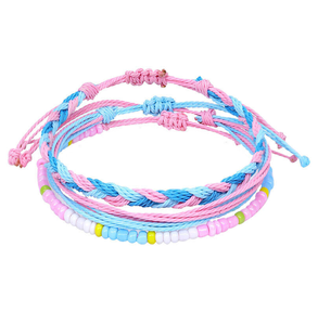 Bijoux Bohème Boho Bracelet Mixte Charme Naturel 5 Brins Wrap Bracelets design étonnant les plus exigeants - Product Image 3