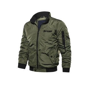 Top Selling High Quality <b>Men's</b> Bomber <b>Jacket</b> Custom Design Front Eco-Friendly <b>Lightweight</b> Breathable Winter OEM Service - Product Image 1