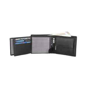 กระเป๋าสตางค์แบบสั้นใช้ได้ทั้งชายและหญิงที่ใส่บัตรเครดิตวัสดุหนังแท้ทันสมัย - Product Image 3