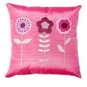 Cojín de algodón de Color rosa con diseño de flores de la India, personalizado, para el hogar, hotel, natural, suave, venta al por mayor, cojines de almohada - Product Image 1