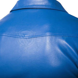 Veste en cuir chaude d'hiver décontractée pour hommes, respirante et à prix raisonnable - Product Image 5