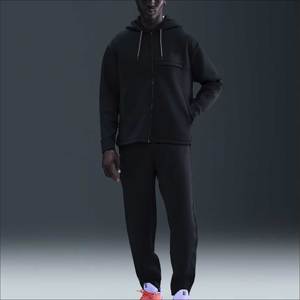 Ensemble de survêtement en coton lourd brodé pour l'automne, sweat-shirt à capuche surdimensionné, streetwear, tissu doux, vente en gros directe d'usine - Product Image 1