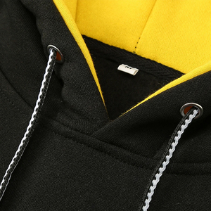 เสื้อฮู้ดผู้ชายผ้าฝ้ายแบบสวมหัวใส่ได้ทั้งชายและหญิงเสื้อฮู้ดสีพื้น - Product Image 5