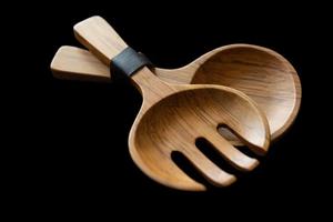 อุปกรณ์ทำอาหารในครัวเซิร์ฟเวอร์สลัดไม้สำหรับทำอาหารผลไม้ - Product Image 3