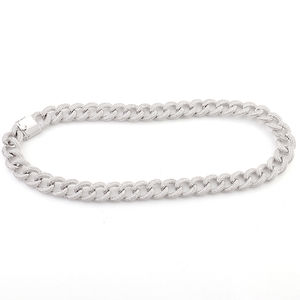 Tu estilo con cadena infinita de diamantes de corte brillante redondo Leb Grown de Plata de Ley 925 con claridad VVS certificada GRA - Product Image 3