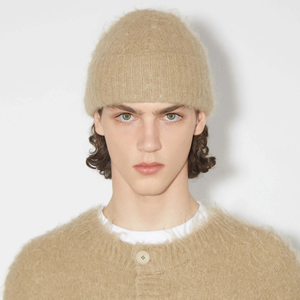 Bonnet de ski d'hiver personnalisé de haute qualité unisexe en acrylique avec tête de mort casquette teinte logo tricoté bonnet de ski jacquard - Product Image 4