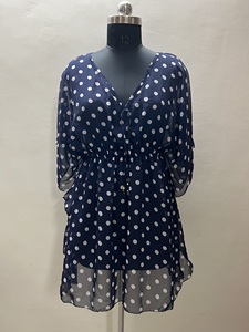 Vestido caftán corto para mujer, ropa de oficina informal estampada para el trabajo, Top de playa de verano, ropa de fiesta, blusa Bohemia Breeze Wear, Tops - Product Image 2