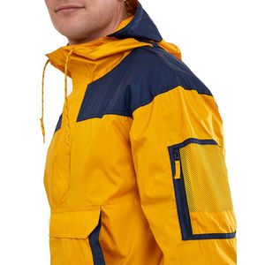 Chaqueta cortavientos personalizada al por mayor, chaqueta impermeable de nailon transpirable, chaqueta cortavientos de talla grande con logotipos personalizados - Product Image 4