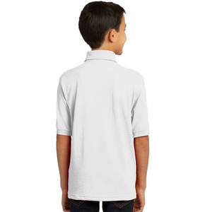 Polo de golf à coupe sèche pour garçons, avec logo gratuit et design personnalisé, tissu jersey 100% polyester à sublimation - Product Image 2