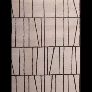 Luxury Modern Wool Cotton Floor Rug Ultra Soft <b>Cushioned</b> Non-Slip Carpet for Home Hotel Long-Lasting Woven Premium for Living - Product Image 1