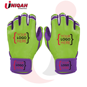 2025 Guantes de bateo de béisbol de cuero genuino con logotipo personalizado Venta caliente Equipo deportivo personalizable - Product Image 1