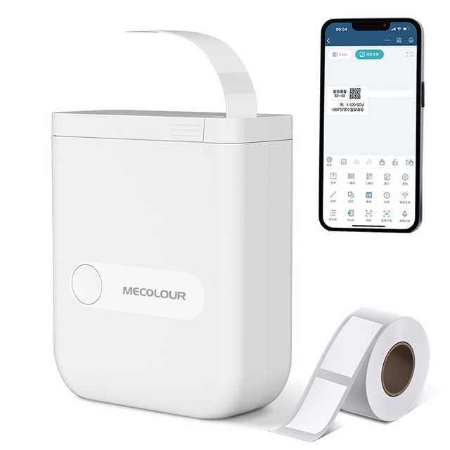 Handheld Portable Half-inch Mini Wireless Thermal Label Printer Sticker Machine for Android and IOS Systems