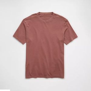 เสื้อคอตตอนคอกลมของผู้ชายผ้าฝ้าย100% ออกแบบได้เองเสื้อยืดปักลายสีทึบแนวลำลองออกแบบได้ตามต้องการ - Product Image 3