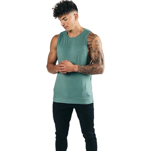 Débardeurs pour hommes en coton 100% respirant, tricotés, grande taille, best-seller, service OEM, design décontracté, vêtements de sport du Pakistan - Product Image 6