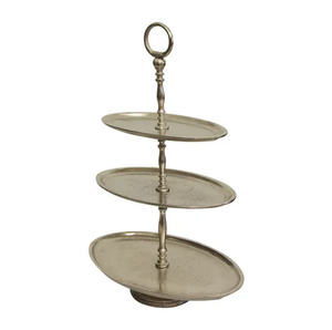 Support de Cupcake Luxueux en Acier Inoxydable Conception Populaire Support de Plateau Tournant de 12 Pouces Support de Gâteau en Acier Inoxydable - Product Image 3