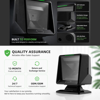 Escáner de Código de Barras Omnidireccional USB de Escritorio, Suministro de Fábrica WCMI, Lector de Códigos QR 2D OEM para Cajero de Tienda Minorista - Stock Disponible
