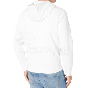 Sudaderas con cremallera OEM más vendidas para hombres 100% algodón temporada de invierno patrón sólido precio al por mayor - Product Image 3