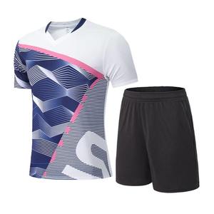 Usine En Gros Personnalisé À Séchage Rapide Blanc Unisexe Rouge Badminton Chemises Et Bas Respirant Premium Qualité Sublimation Tissu - Product Image 6
