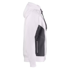 Sweats à capuche en coton avec fermeture éclair design personnalisé pour hommes 100% coton de haute qualité et léger pour la saison d'automne avec broderie - Product Image 6
