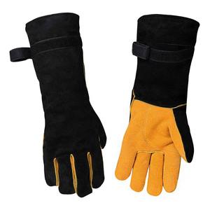 Mejor fabricante de moda al por mayor precio guantes de soldadura con etiqueta personalizada buena venta guantes de trabajo para la escena al aire libre - Product Image 1