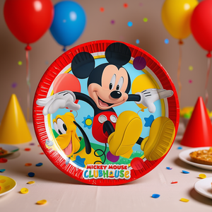 Assiettes jetables Mickey Mouse Clubhouse 19,5 cm 6 pièces Fournitures de fête - Product Image 3