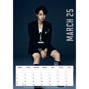 Calendario BTS 2025 DIN A3, Planificador Perpetuo de Impresión para Mesa y Pared, para Exhibición y Uso - Product Image 4