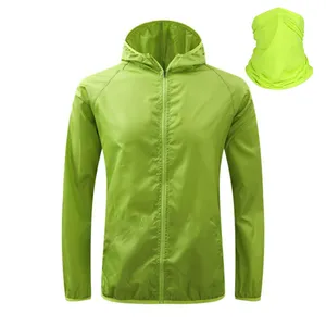 Custom Men's Hooded Canvas Windbreaker <b>Jacket</b>-Reflective <b>Waterproof</b> Eco-Friendly Quick Dry & Breathable - Product Image 3