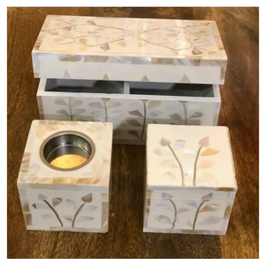 Belle Eid Shopping Bone Inlay Bakhoor Brûleur Mabkhara Nouvelle Collection Mère Perle Incrustation Plateau Acrylique Boîte pour Usage Religieux - Product Image 6