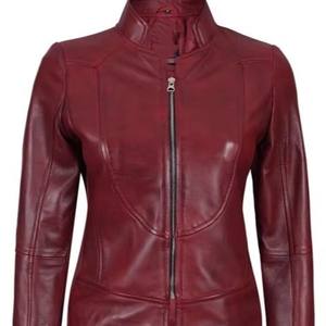 Veste en cuir pour femme anti-rides à bas prix top tendance vêtements décontractés confortables veste en cuir véritable avec le meilleur matériau - Product Image 2