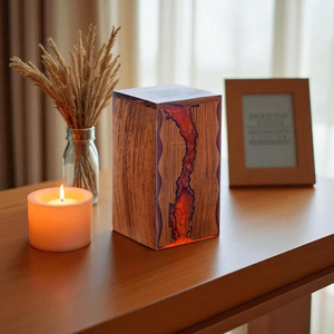 Personalized Handmade Wooden Urn for <b>Ashes</b> Gift for your Loved Ones Personalized Cremation <b>Keepsake</b> - Product Image 5