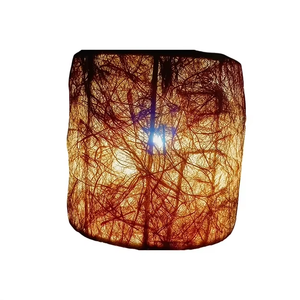 Luminaire suspendu en bambou au design luxueux pour l'éclairage de la salle à manger du salon moderne - Product Image 1